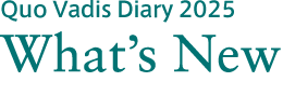 What's New QuoVadis Diary 2024