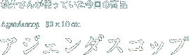 松井さんが使っていた今回の商品　アジェンダスコップ